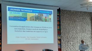 Use of PE100 resins in trenchless applications in France