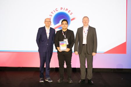 Award of PE100+ iPad to Pongpol Ekabutr of SCGC