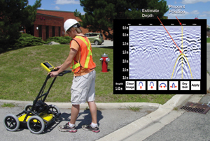 GPR Survey to locate buried utilities
